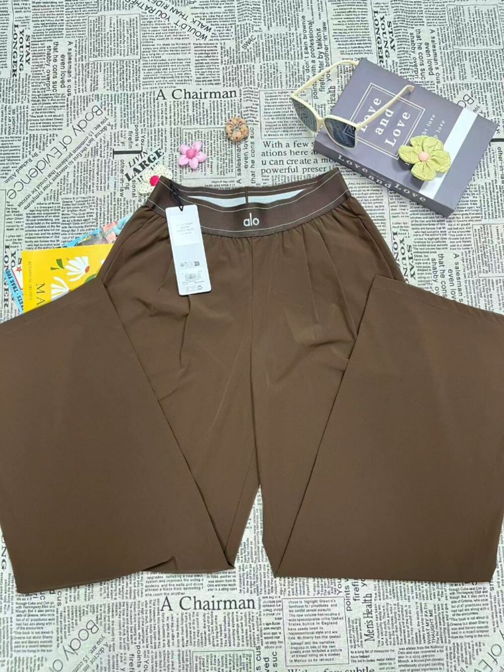 🤠ALO Yoga Suit Up Trouser (Regular)🐎Premium rich dark brown - Picture 5 of 8